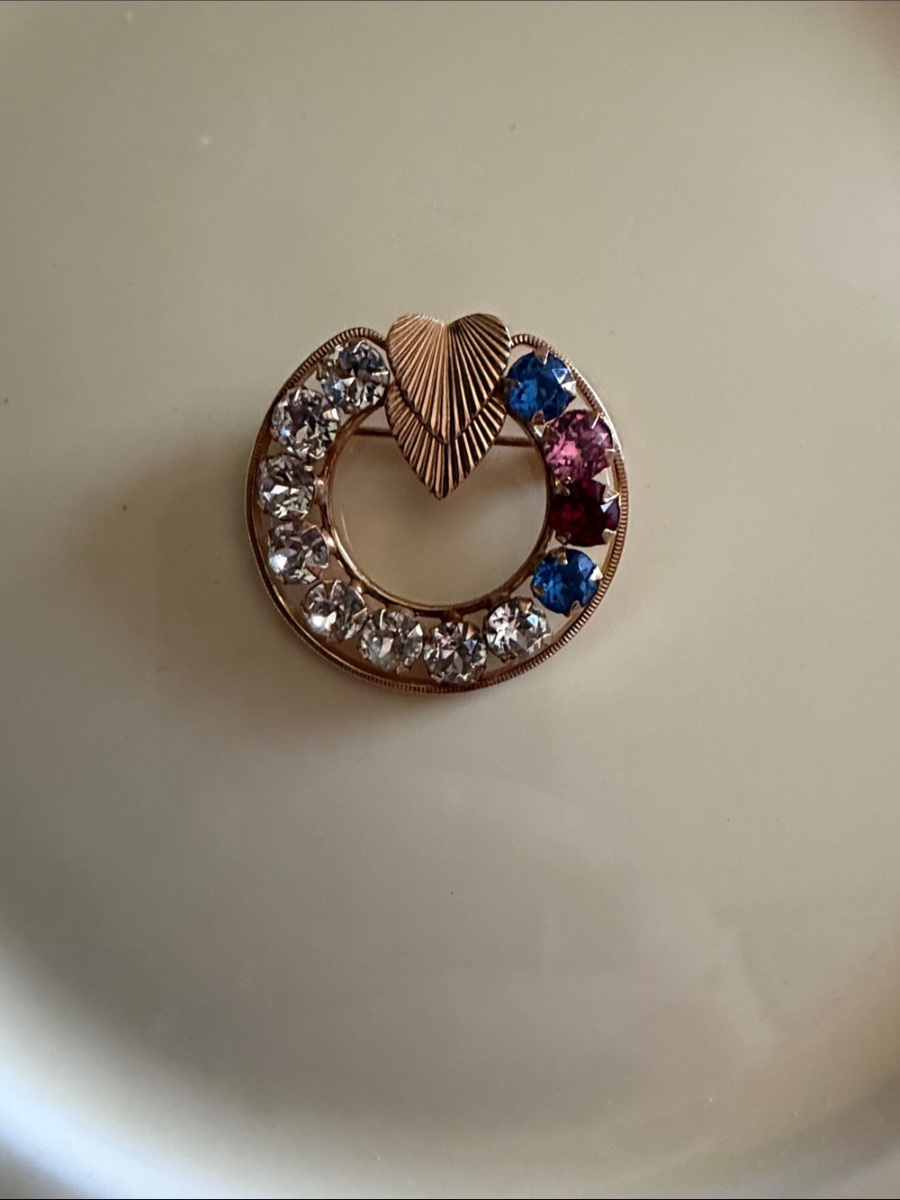 Vintage Curtis Creations Birthstone Brooch